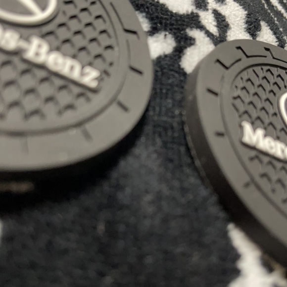 Accessories New Set2 Mercedes Benz Rubber Car Coasters Poshmark